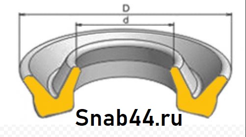 Манжета 3- 150 х 120 h=15 ГОСТ 14896-84