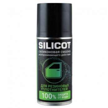 Силиконовая смазка Silicot Spray для резиновых уплотнителей 150мл аэрозоль  ВМПАВТО