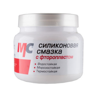 Смазка МС силиконовая с фторопластом банка 400г